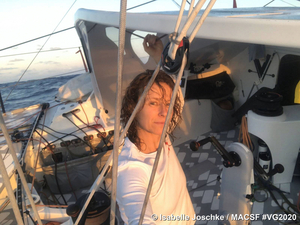 Isabelle Joschke « En 2020 c'est assez dur d'être seul sur son bateau »