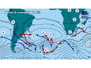 Météo du Vendée Globe : dans les mers du sud !