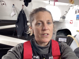 Vidéo : Sam Davies montre les dégâts sur Initiatives-Coeur