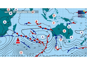 Météo du Vendée Globe : passage des Îles Kerguelen