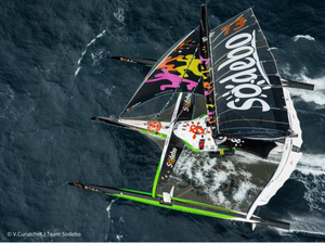 Avarie à bord de Sodebo Ultim 3