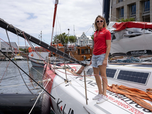 EXCLU : Sam Davies nous donne des nouvelles depuis Cape Town