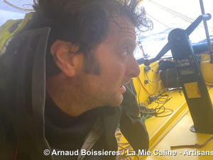 Vendée Globe : message du bord d'Arnaud Boissières (La Mie Câline - Artisans Artipôle)