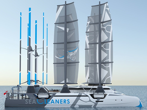 The SeaCleaners et Yvan Bourgnon dévoileront la version définitive du Manta le 26 janvier prochain