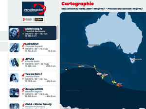 Vendée Globe : Thomas Ruyant perd sa place de leader au classement de 9h...