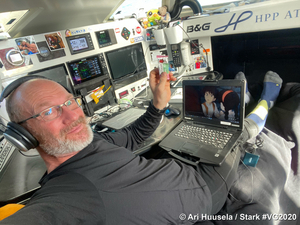 Ari Huusela (STARK), moral est au beau fixe pour le finlandais !