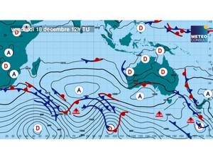 Bulletin météo du Vendée Globe : dépression tasmanienne droit devant !