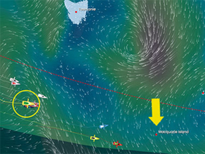  Louis Burton va réparer ses avaries à Macquarie 