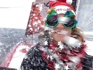 Sam Davies et Romain Attanasio se souhaitent joyeux Noël en vidéo