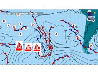 Météo Vendée Globe : dépression favorable pour...