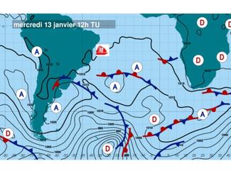 Météo Vendée Globe : ça bataille dur en tête...