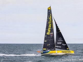 Louis Burton sort du Pot au Noir 