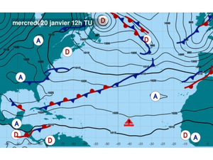 Météo Vendée Globe : les 7 premiers regroupés sur 250 milles à moins de 9 jours de l'arrivée !