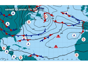 Météo Vendée Globe : contournement de l'anticyclone des Açores !