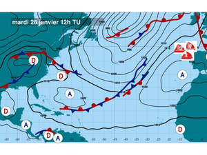 Météo Vendée Globe : bataille de titans avant l'arrivée aux Sables d'Olonne demain soir