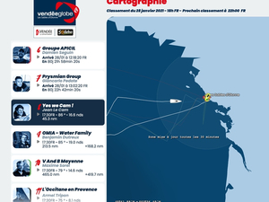 Vendée Globe : Jean Le Cam se rapproche de la ligne d'arrivée