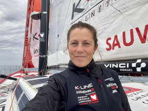 En exclu : le carnet de bord de Sam Davies qui entame sa remontée de l'Atlantique