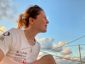 En exclu : le carnet de bord de Sam Davies qui rentre aux Sables avec Isa !