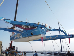 Transat Jacques Vabre : retour aux affaires pour le trimaran Solidaires En Peloton - ARSEP 