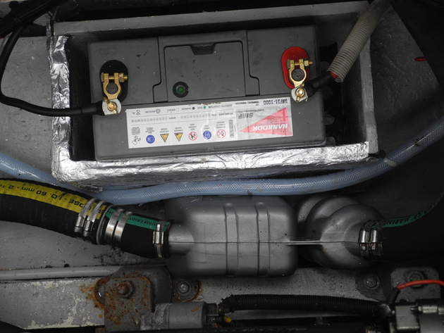 Il ne doit pas y avoir de traces d'oxydation sur les cosses des batteries Nautisme Article