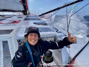 Sam Davies : « Ramener le bateau aux Sables d'Olonne, c'était ma mission ! »