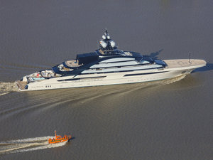 Le superyacht Nord (Project Opus) a quitté le chantier naval de Lürssen