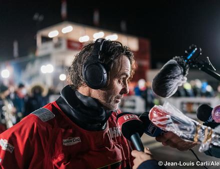Arrivée de Yannick Bestaven Nautisme Article