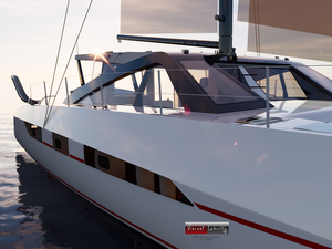 Adélaïde 50 : première image du catamaran signé Vincent Lebailly Yacht Design