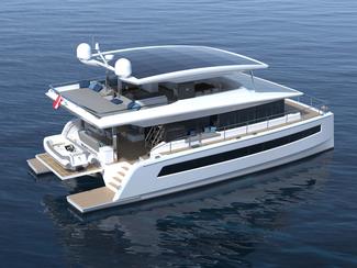 Le nouveau catamaran solaire électrique SILENT...
