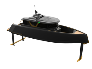 La start-up américaine Navier présente son premier bateau électrique à foils au salon de Palm Beach