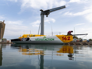 Kito de Pavant dévoile les nouvelles couleurs de son Class40 HBF - Reforest'Action