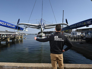 Banque Populaire a mis à l'eau son nouveau trimaran géant !