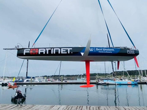 Romain Attanasio a mis à l'eau son nouveau foiler