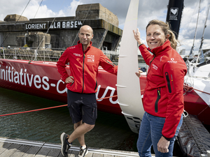 Nicolas Lunven co-skipper de Sam Davies sur la Transat Jacques Vabre