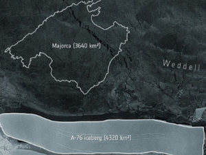 Le plus gros iceberg existant se détache de l'Antarctique