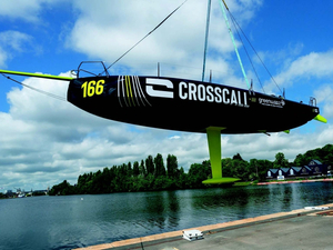 Mise à l'eau du Class40 CROSSCALL SAILING TEAM