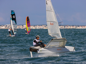 Dernière ligne droite avant le top départ de l'Extrême Cordouan