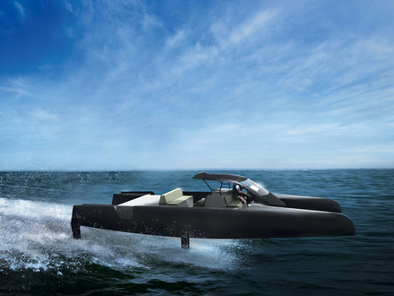 Catamaran électrique à foils MerConcept