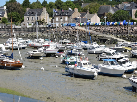 Echouage devant le port