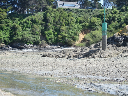 Chenal à marée basse