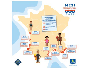 La tournée de prévention des Sauveteurs en Mer revient sur les plages du 19 juillet au 1er août !