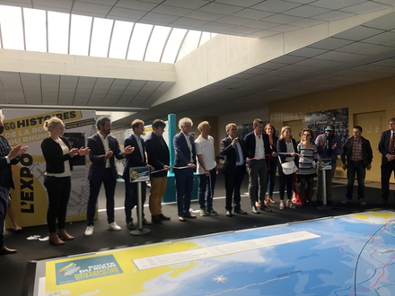 Inauguration de l'exposition "50 histoires de la Route du Rhum"