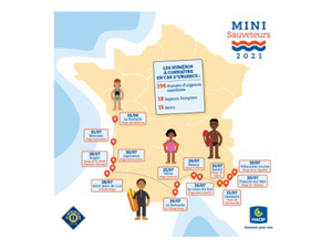 La tournée de prévention des Sauveteurs en Mer sur les plages jusqu'au 1er août !