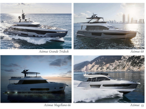 Azimut Yachts au Yachting de Cannes avec quatre premières mondiales