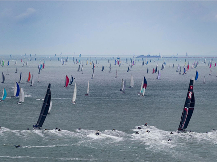 Départ de Cowes en 2019 Départ de Cowes en 2019