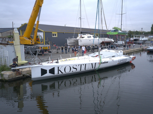 Mise à l'eau de l'IMOCA Kostum - Lantana Paysage 