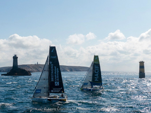 Solitaire du Figaro : ordre et temps de passage des premiers au raz de Sein