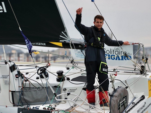 Solitaire du Figaro : Tom Laperche, 2e à Fécamp