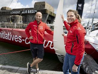 Interview en double de Samantha Davies et...