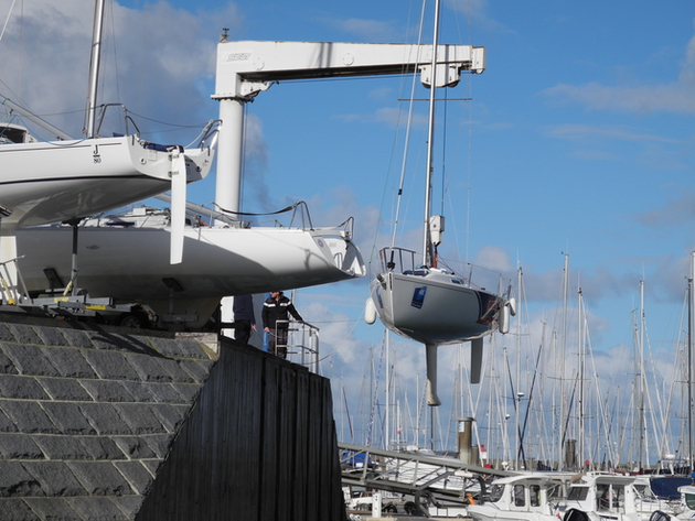 Grutage pour carénage à terre Nautisme Article